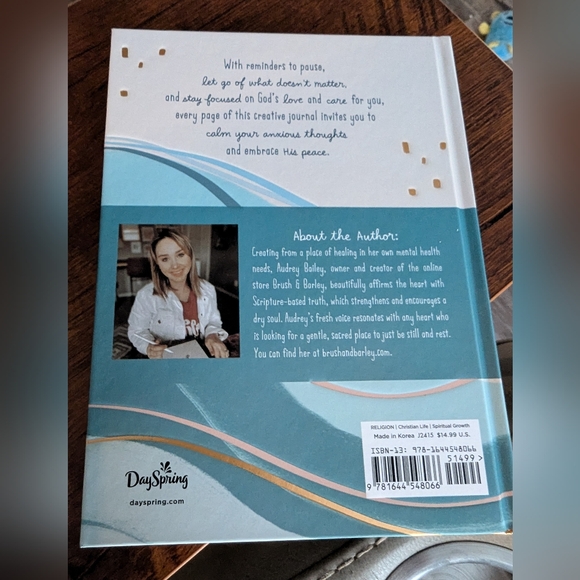 Deep Waters Journal - Blue and Gold - Picture 2 of 2